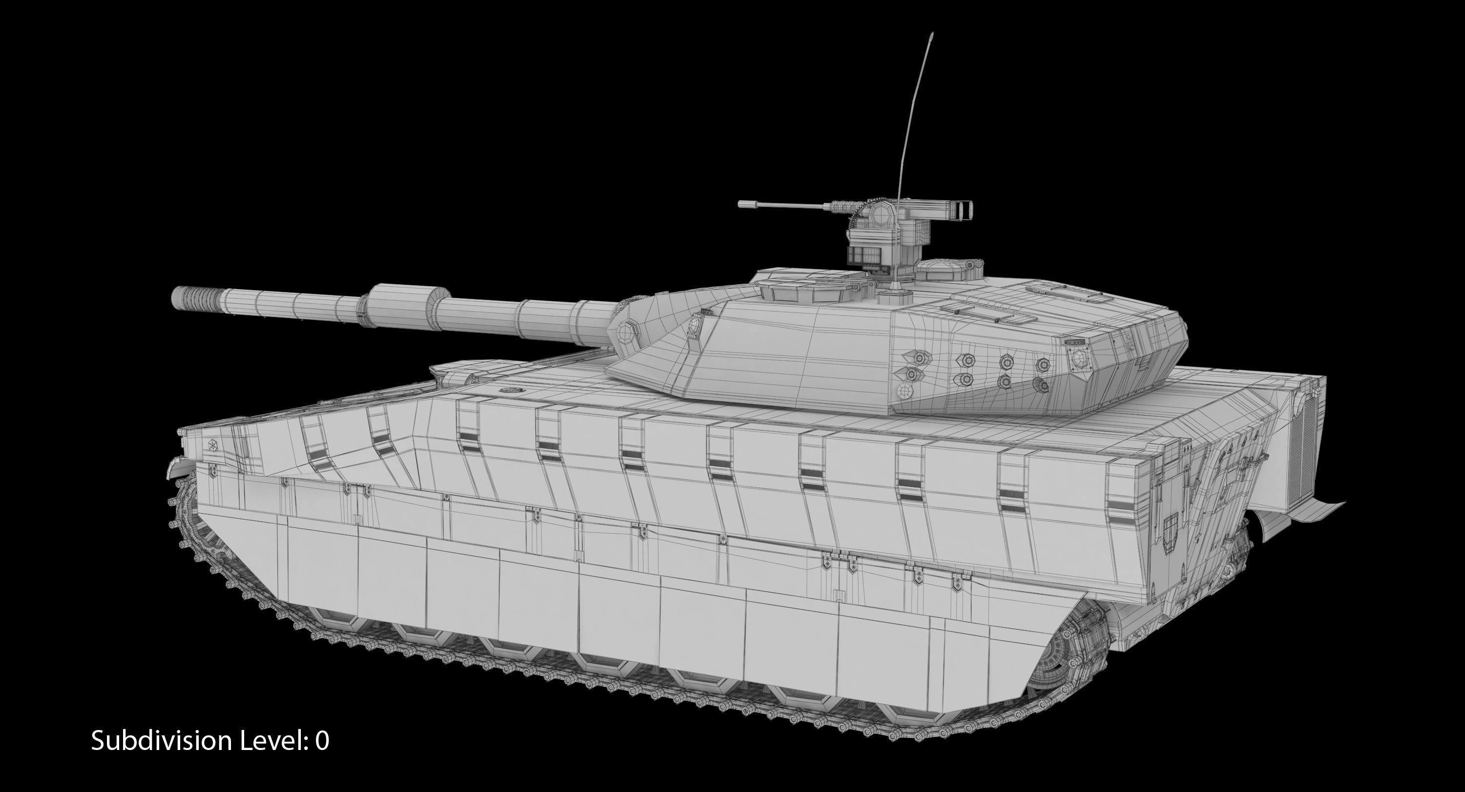 CV90 120T Low-poly 3D model_15