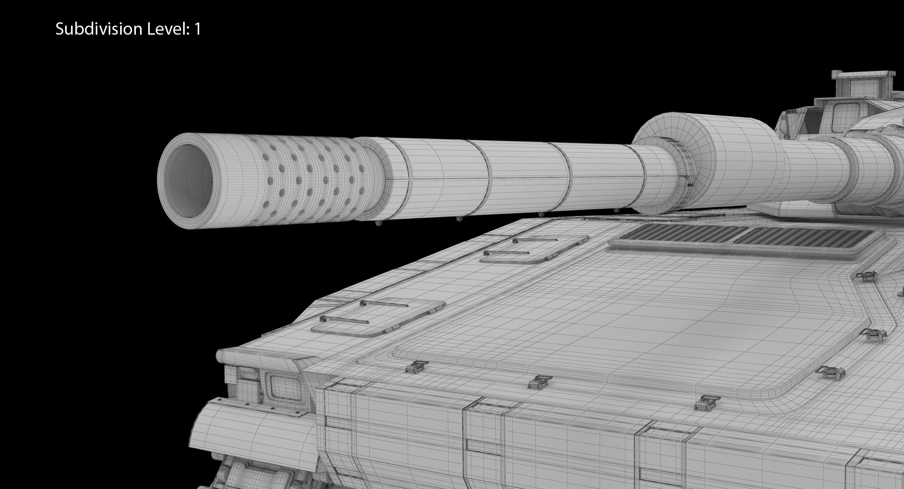 CV90 120T Low-poly 3D model_31