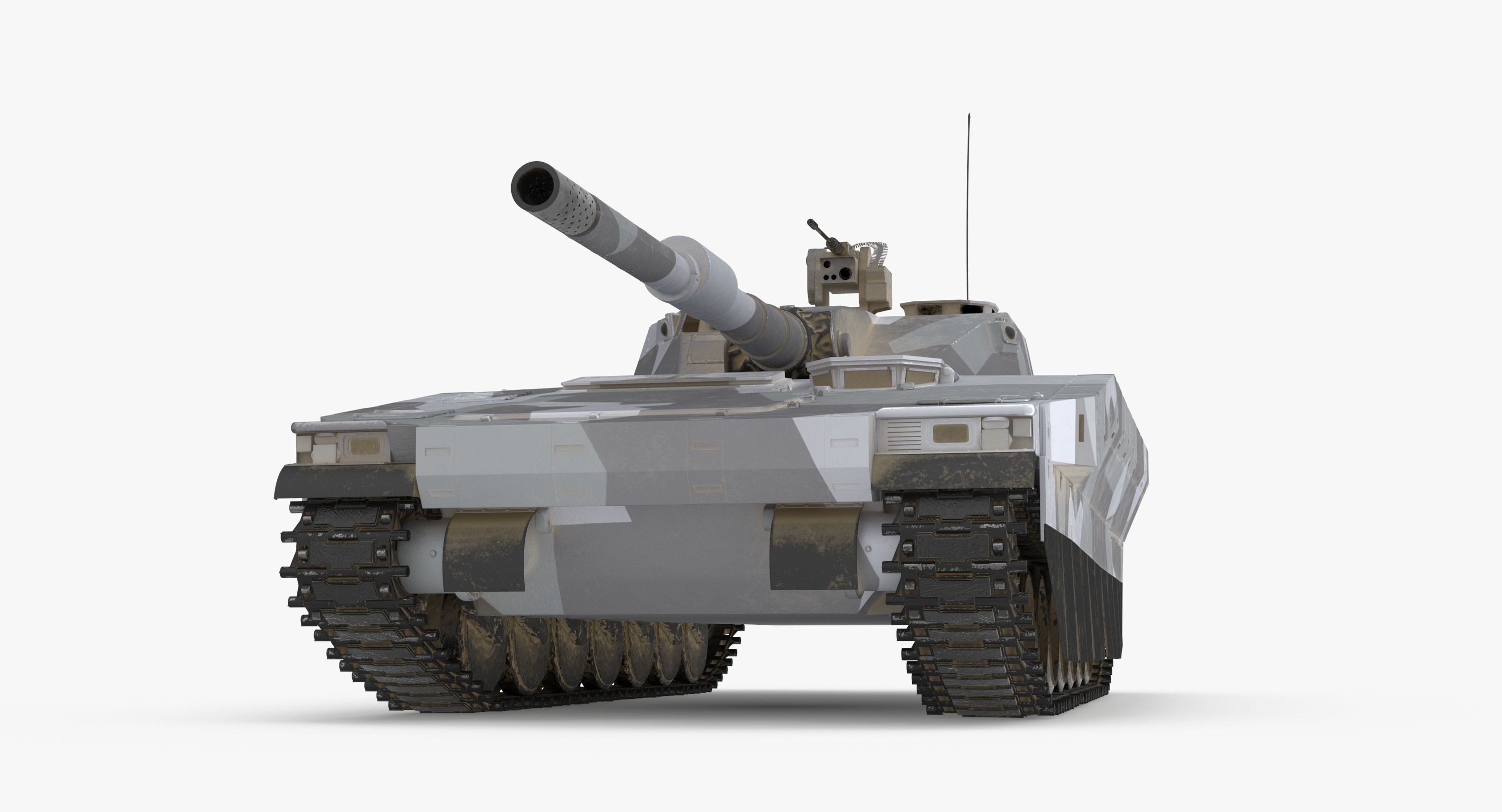 CV90 120T Low-poly 3D model_8