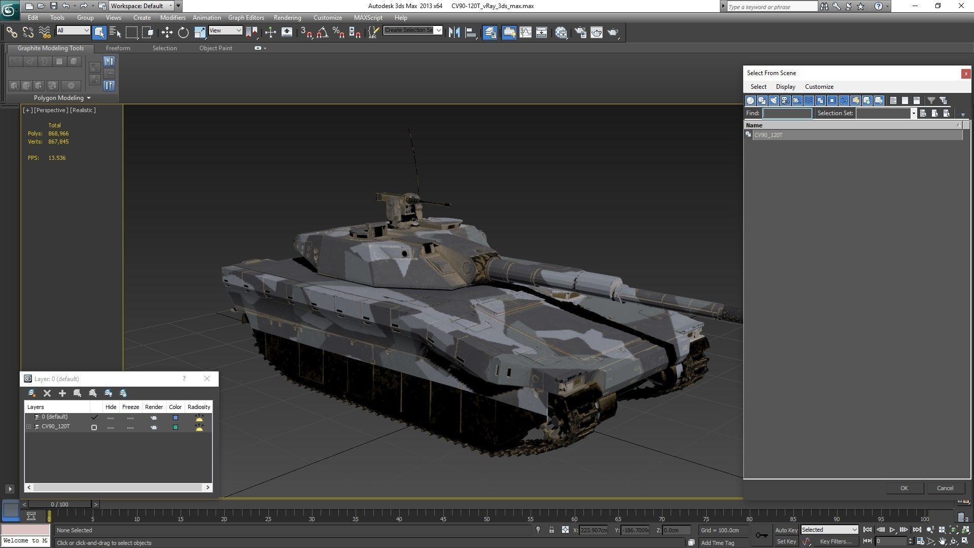 CV90 120T Low-poly 3D model_33