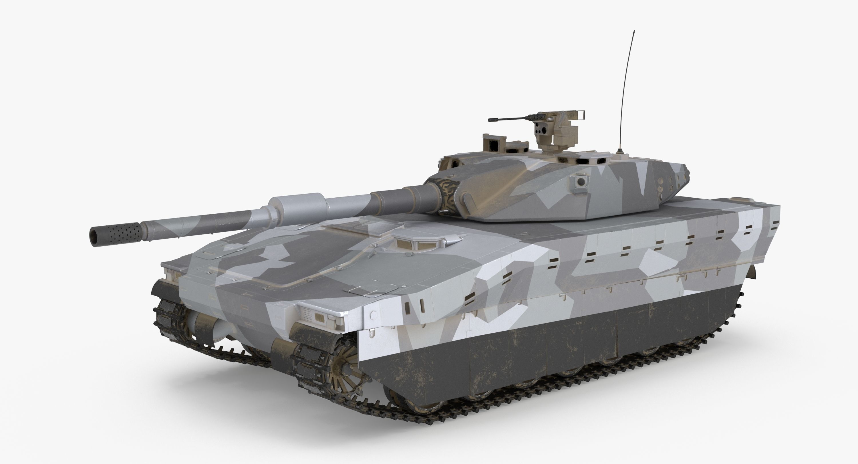 CV90 120T Low-poly 3D model_11