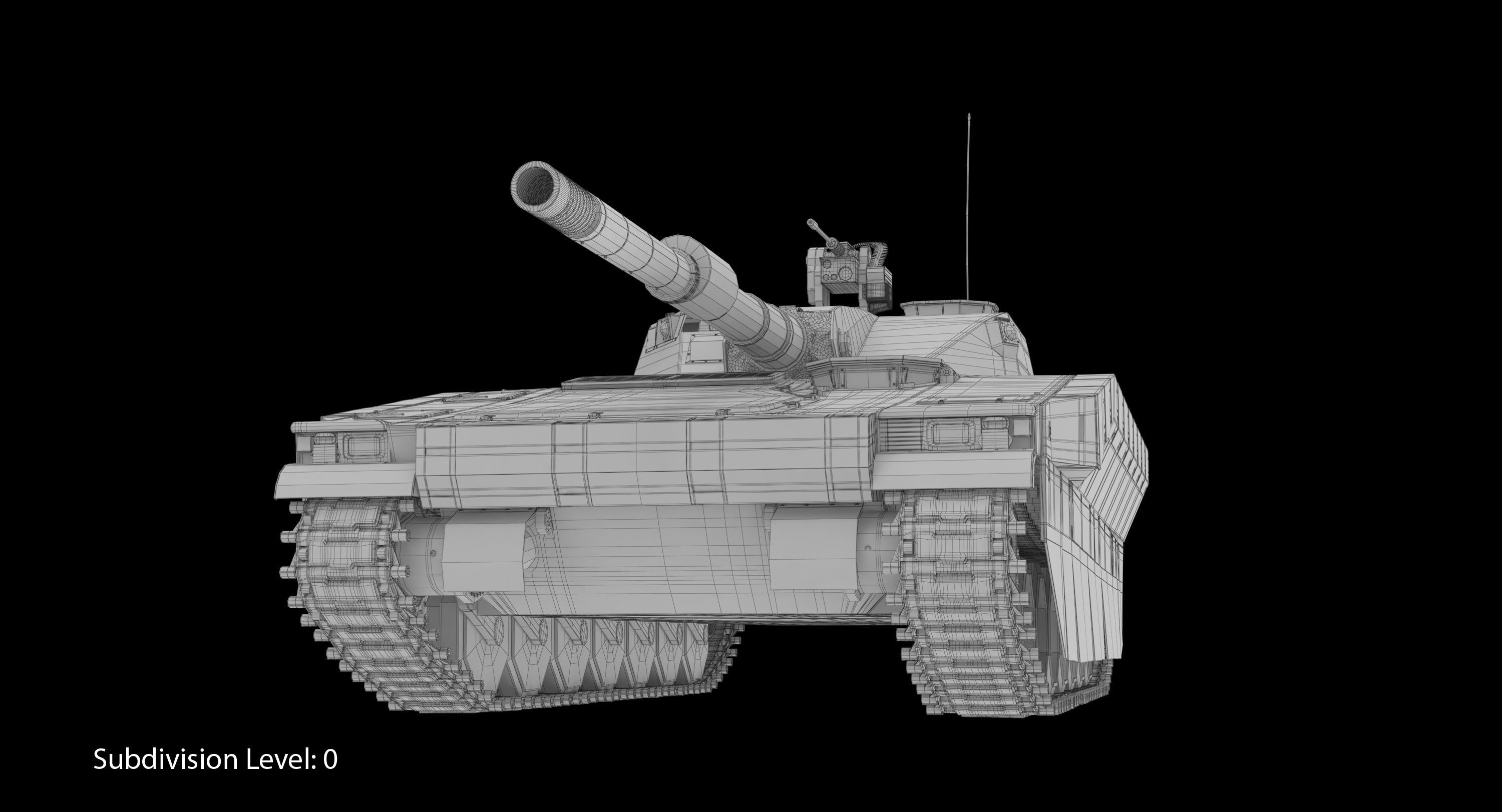 CV90 120T Low-poly 3D model_9