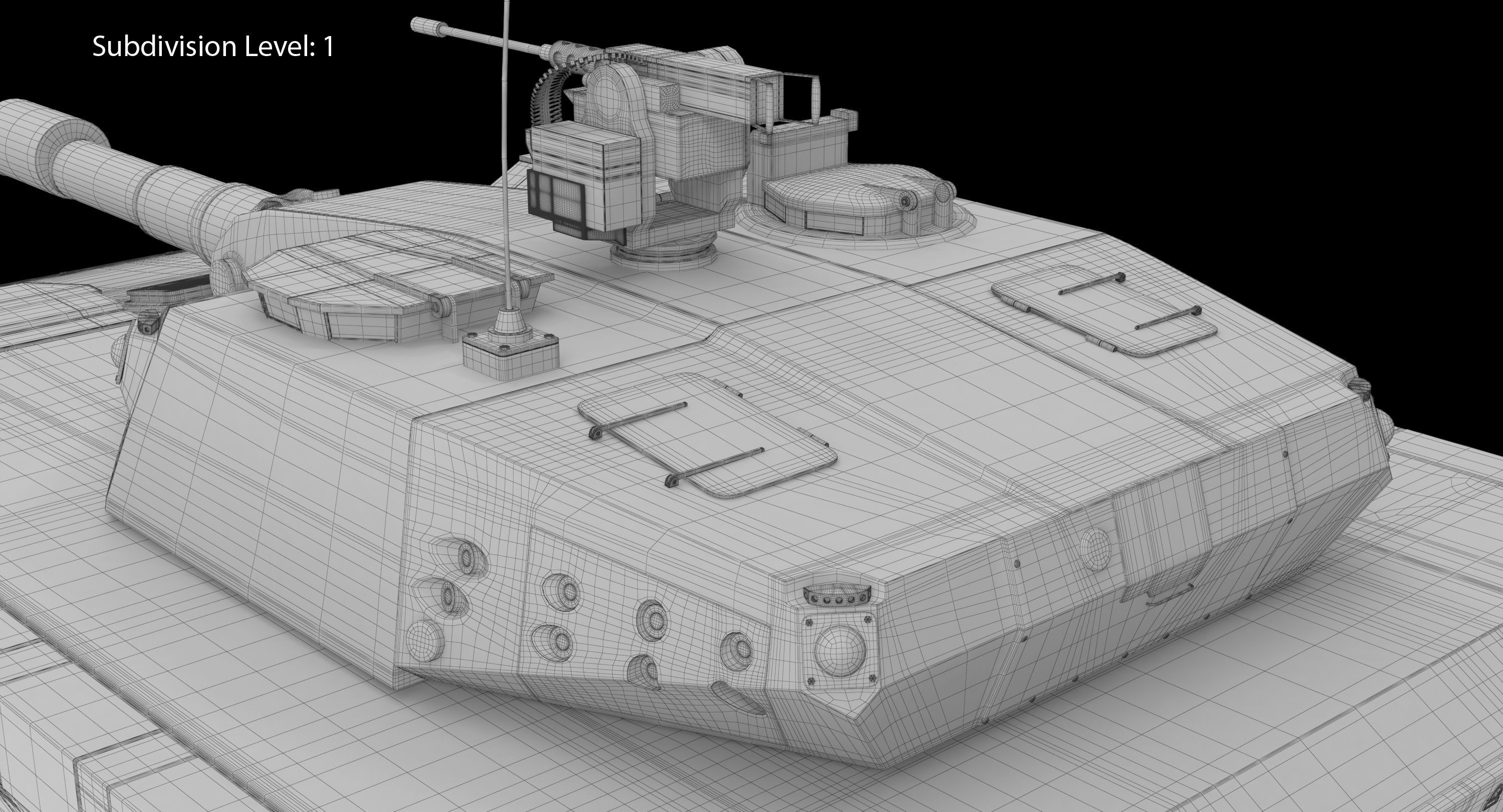 CV90 120T Low-poly 3D model_28