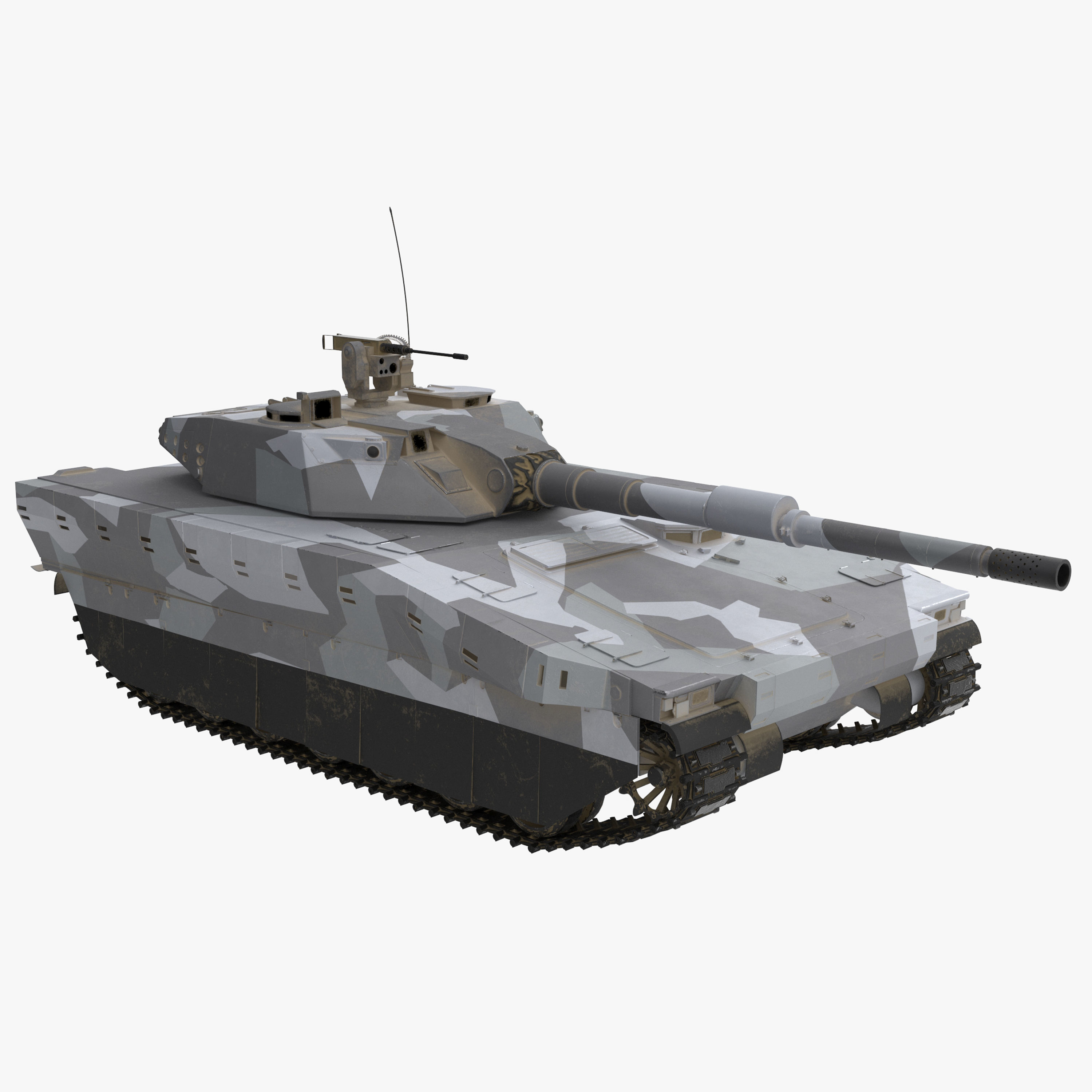 CV90 120T Low-poly 3D model_32