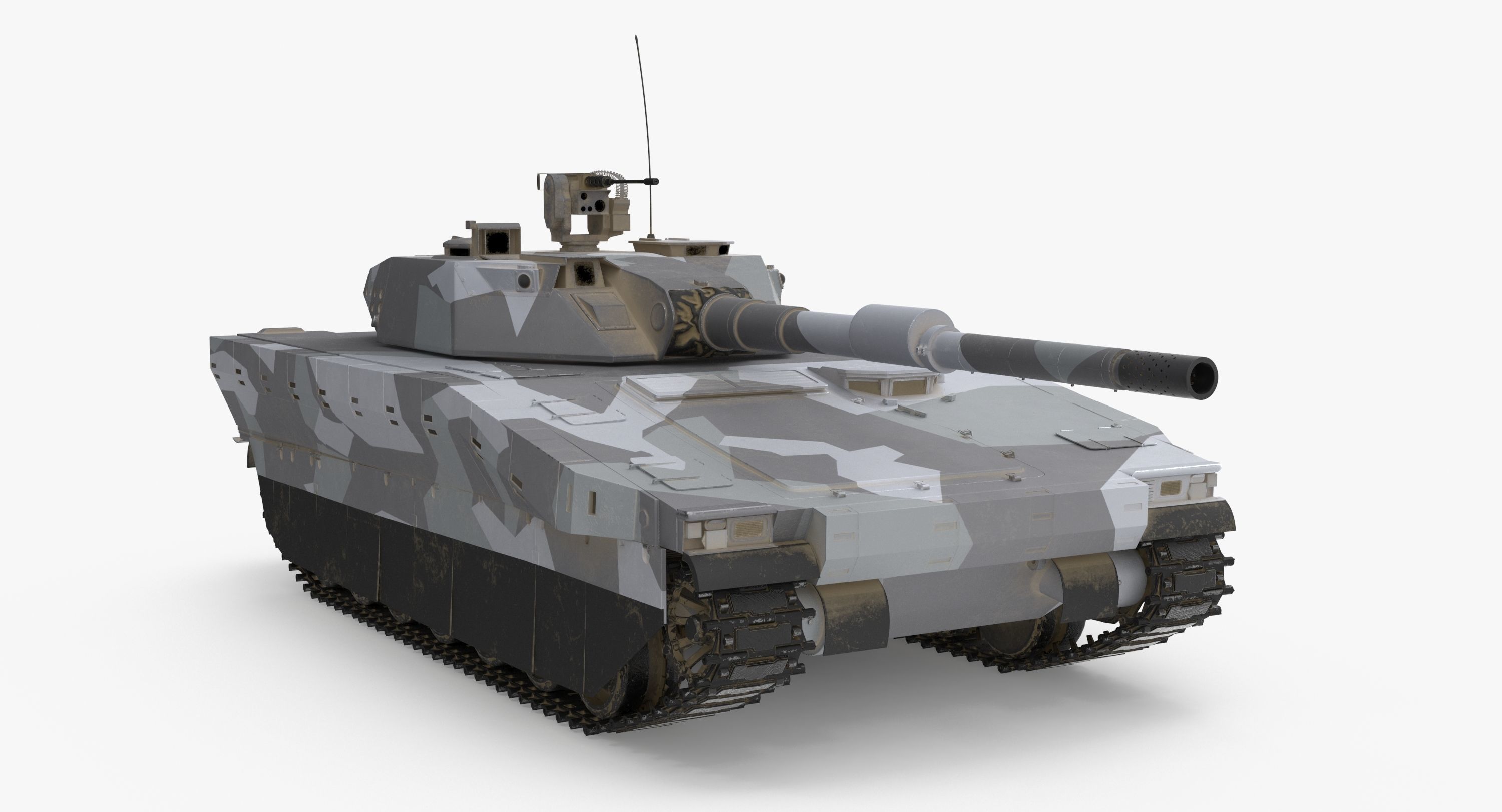 CV90 120T Low-poly 3D model_5