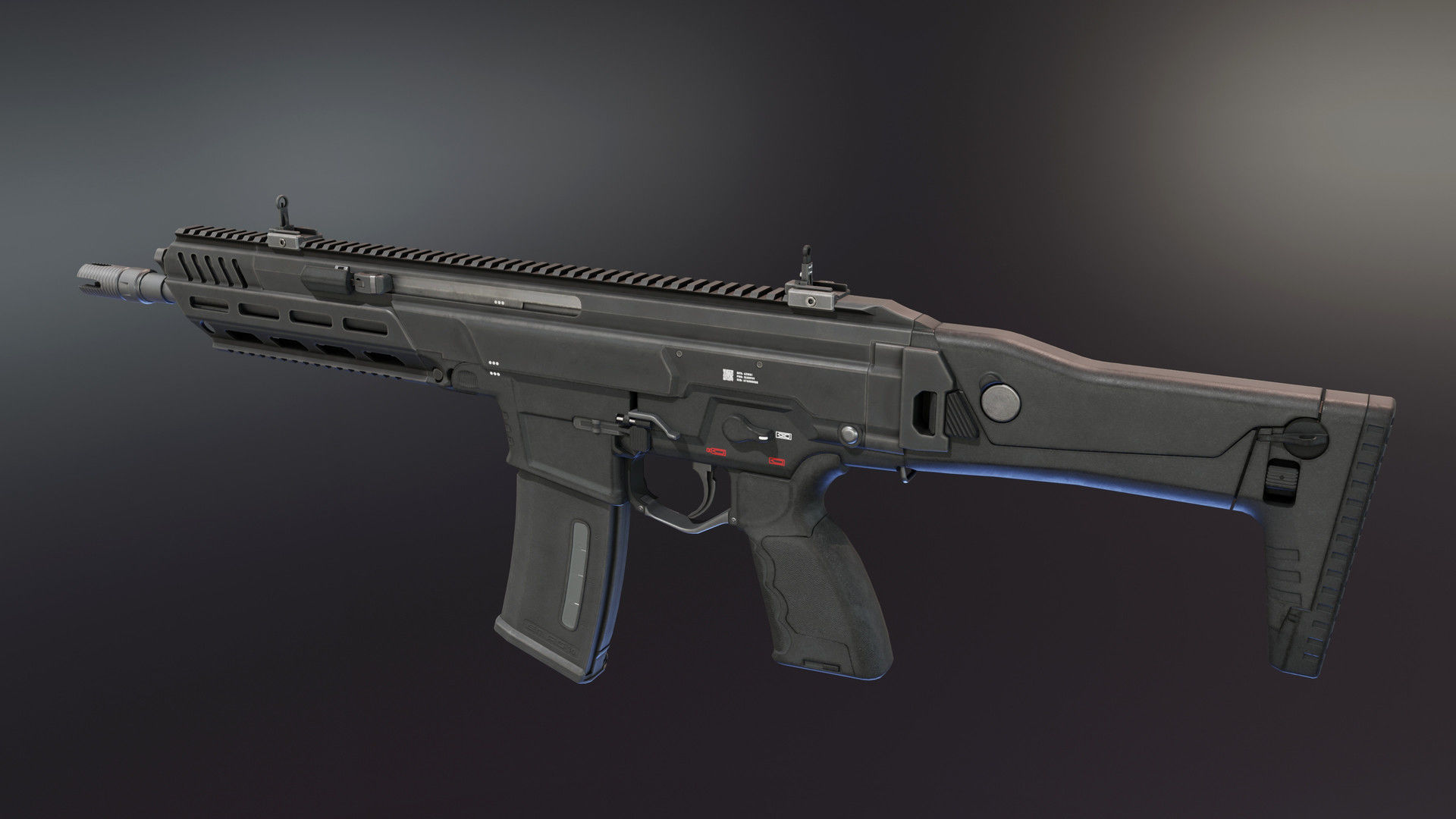 3D model Hk433 Assault Rifle VR / AR / low-poly | CGTrader