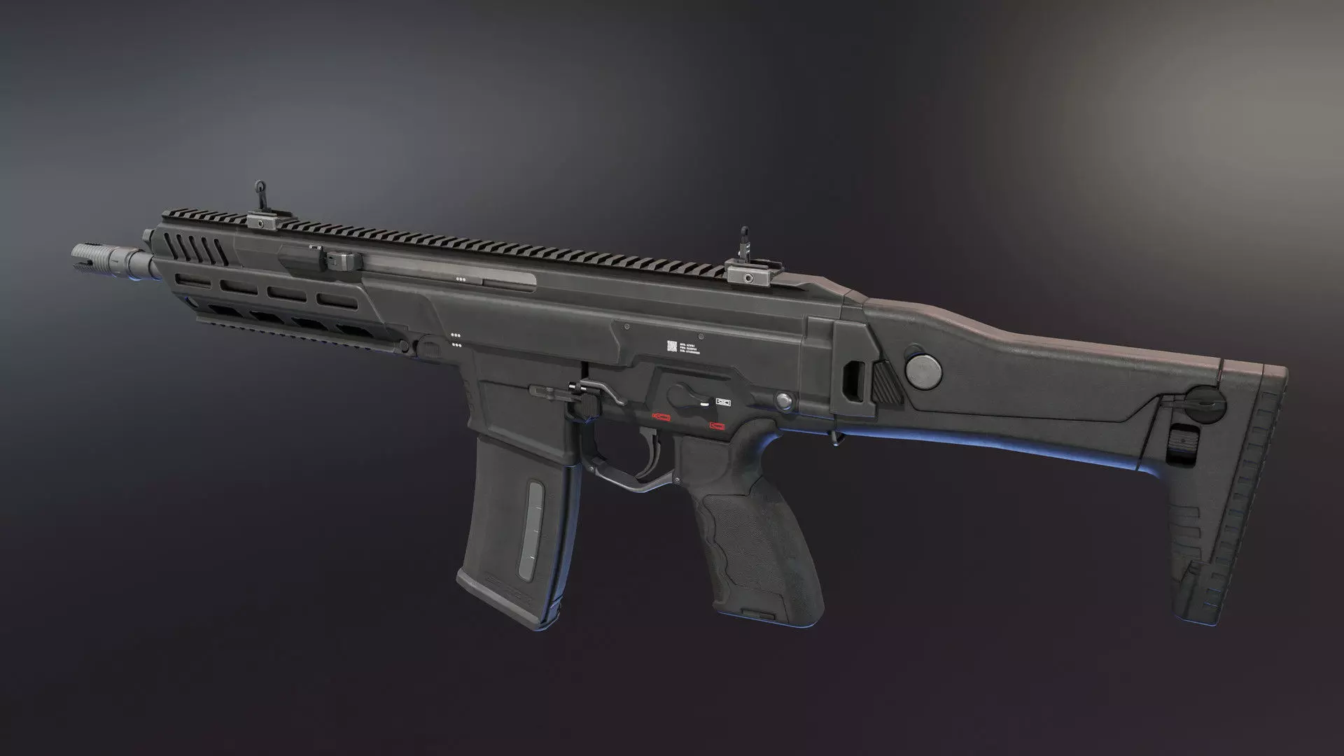 3D model Hk433 Assault Rifle VR / AR / low-poly | CGTrader