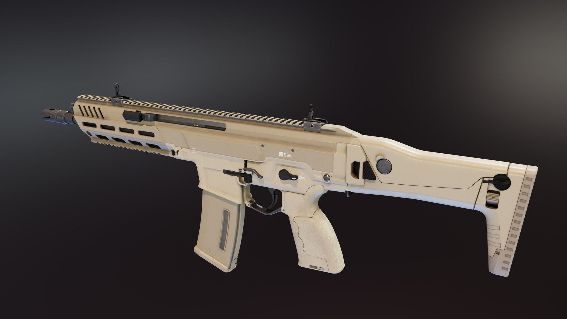 3D model Hk433 Assault Rifle VR / AR / low-poly | CGTrader