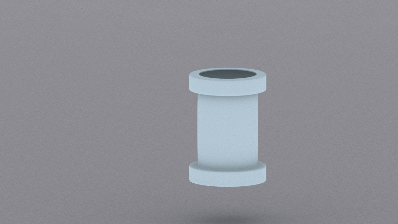 Pipe fittings Low-poly 3D model_6