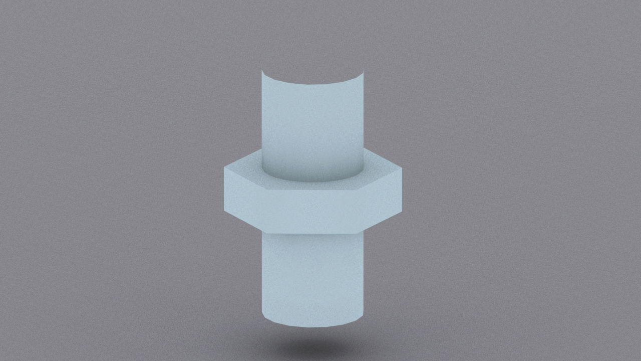Pipe fittings Low-poly 3D model_12