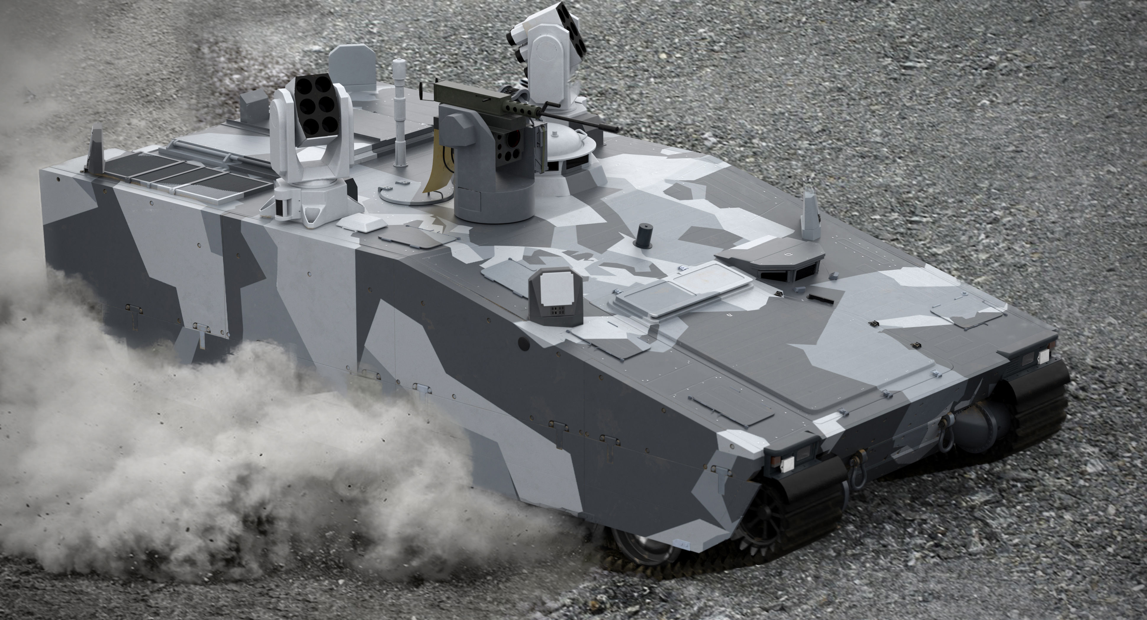 CV90 Armadillo Low-poly 3D model_1