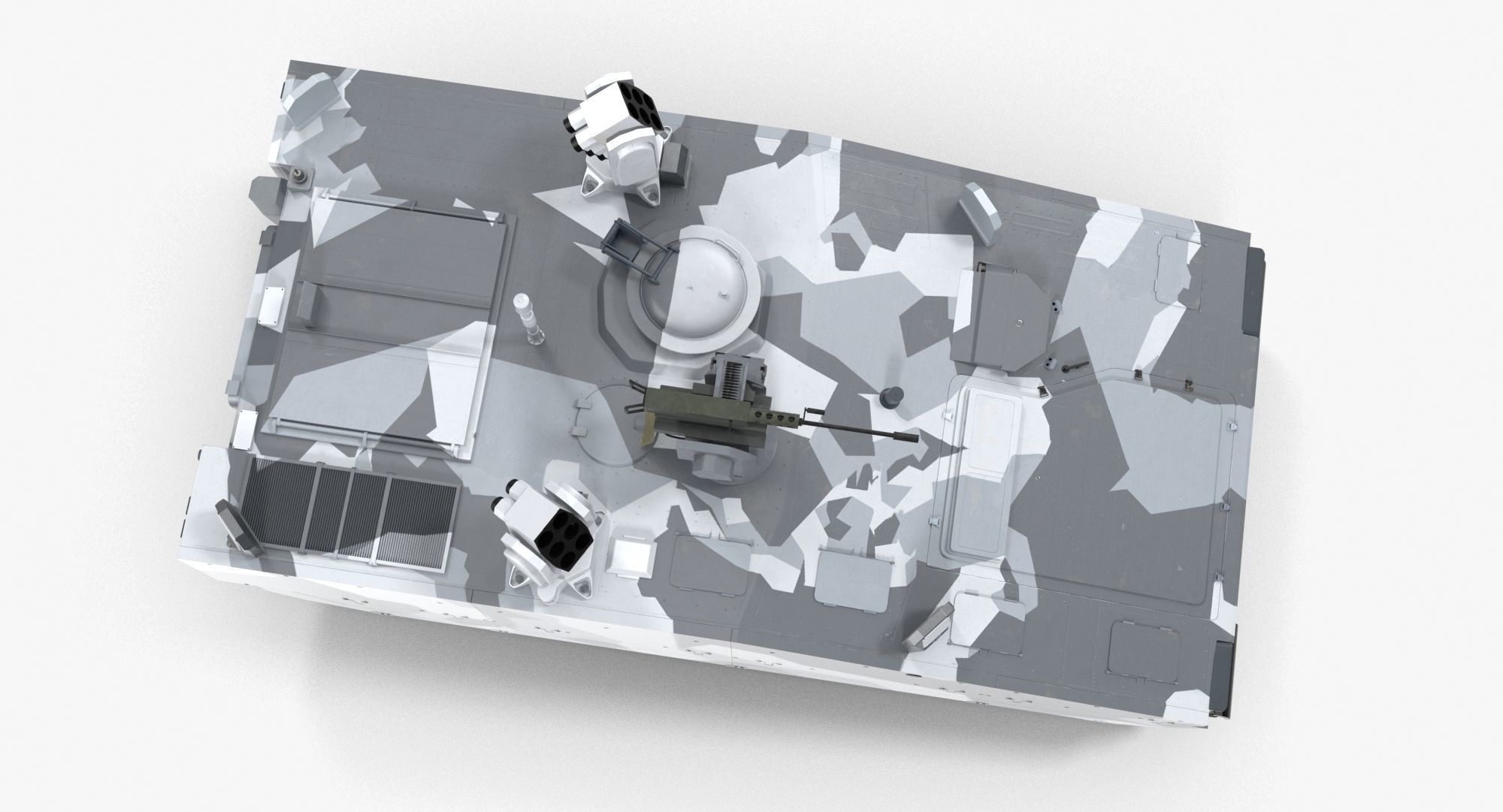 CV90 Armadillo Low-poly 3D model_27