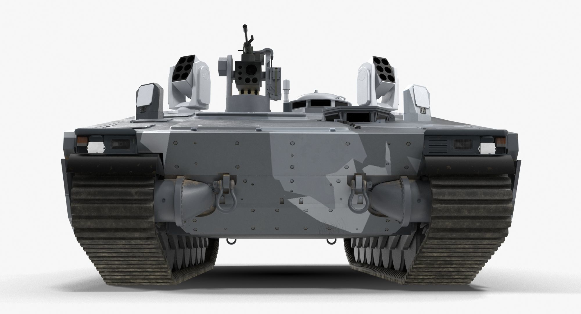 CV90 Armadillo Low-poly 3D model_6