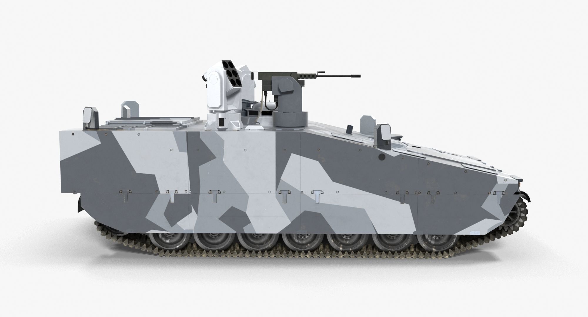 CV90 Armadillo Low-poly 3D model_24