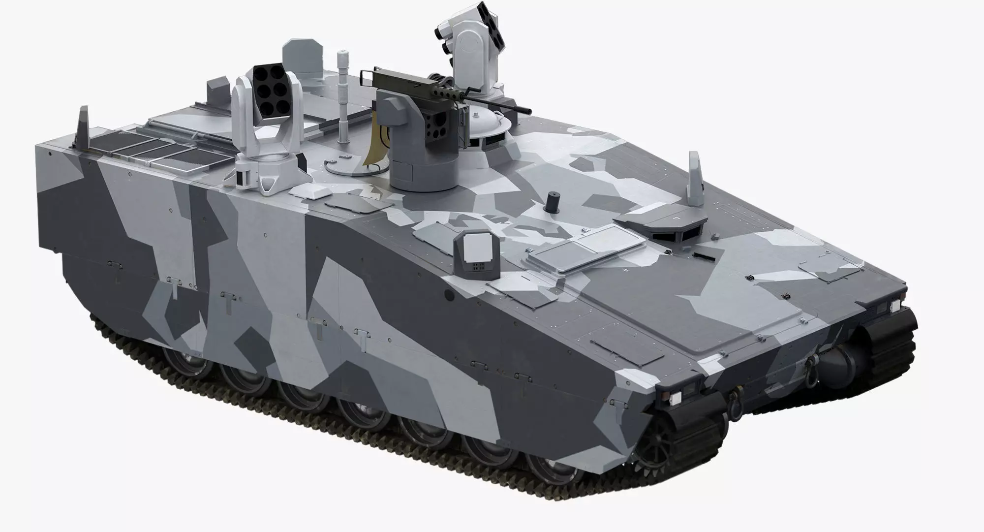 CV90 Armadillo Low-poly 3D model_0