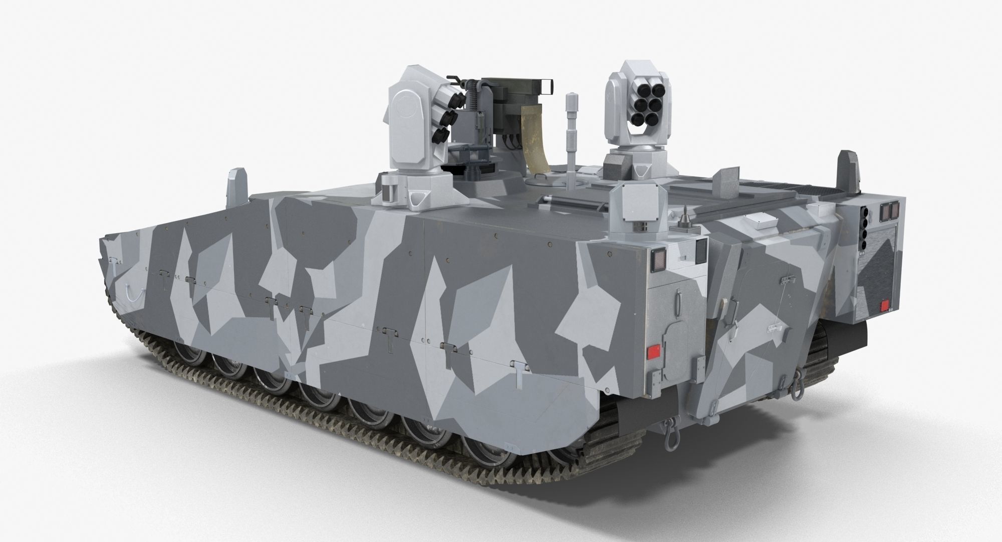 CV90 Armadillo Low-poly 3D model_15