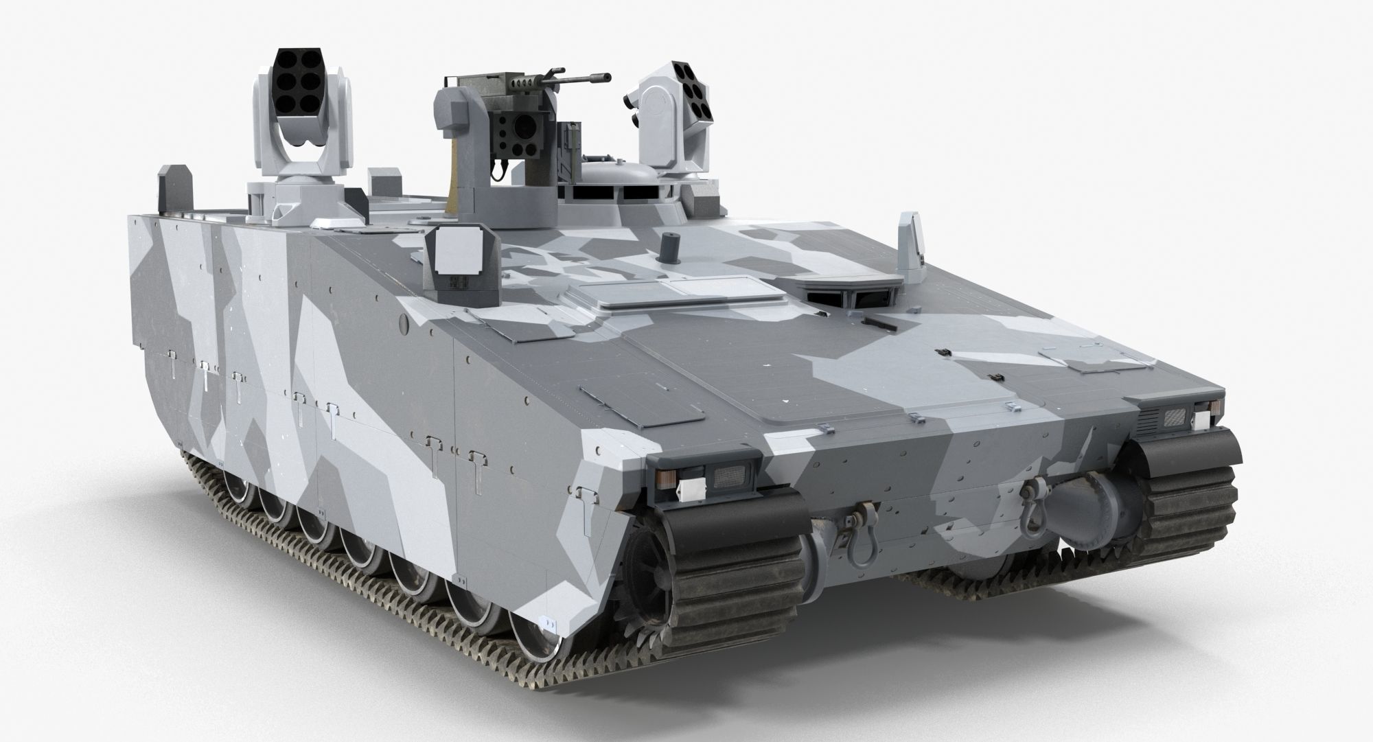 CV90 Armadillo Low-poly 3D model_3