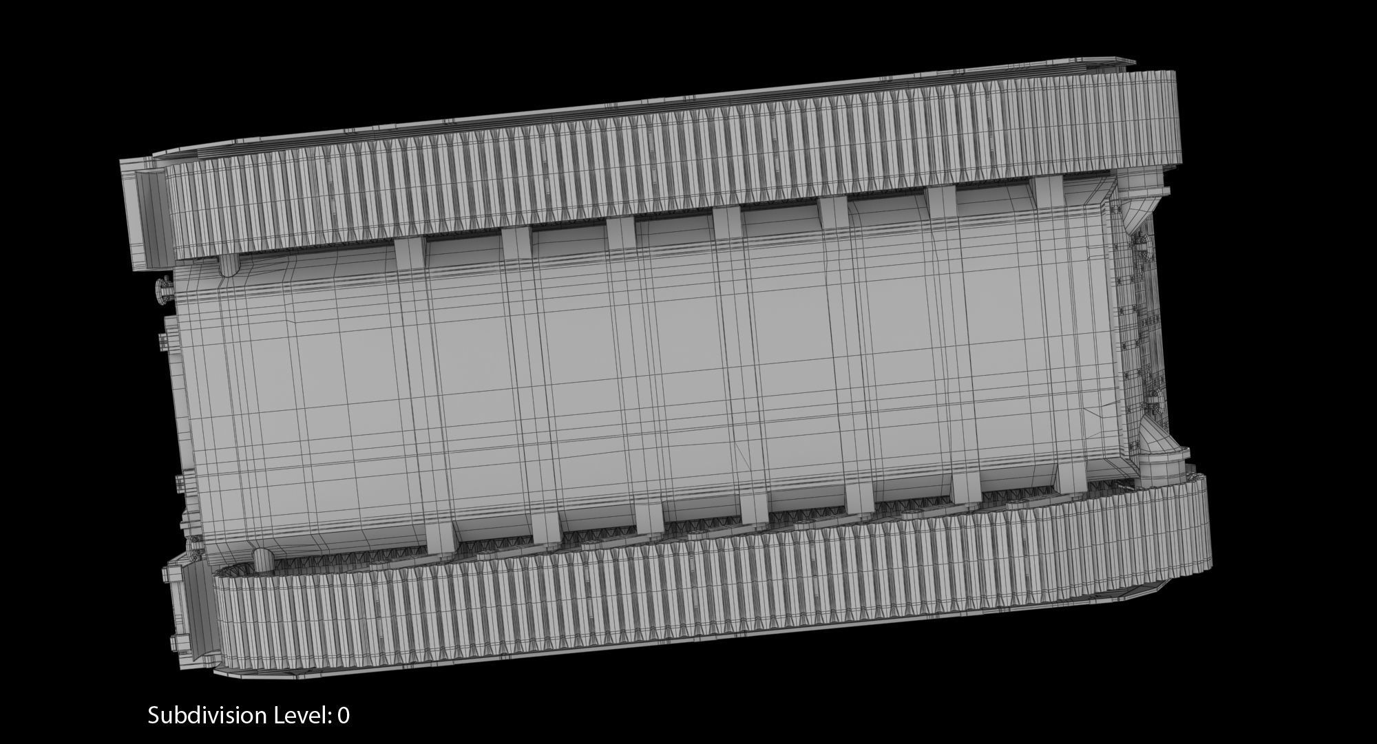 CV90 Armadillo Low-poly 3D model_31