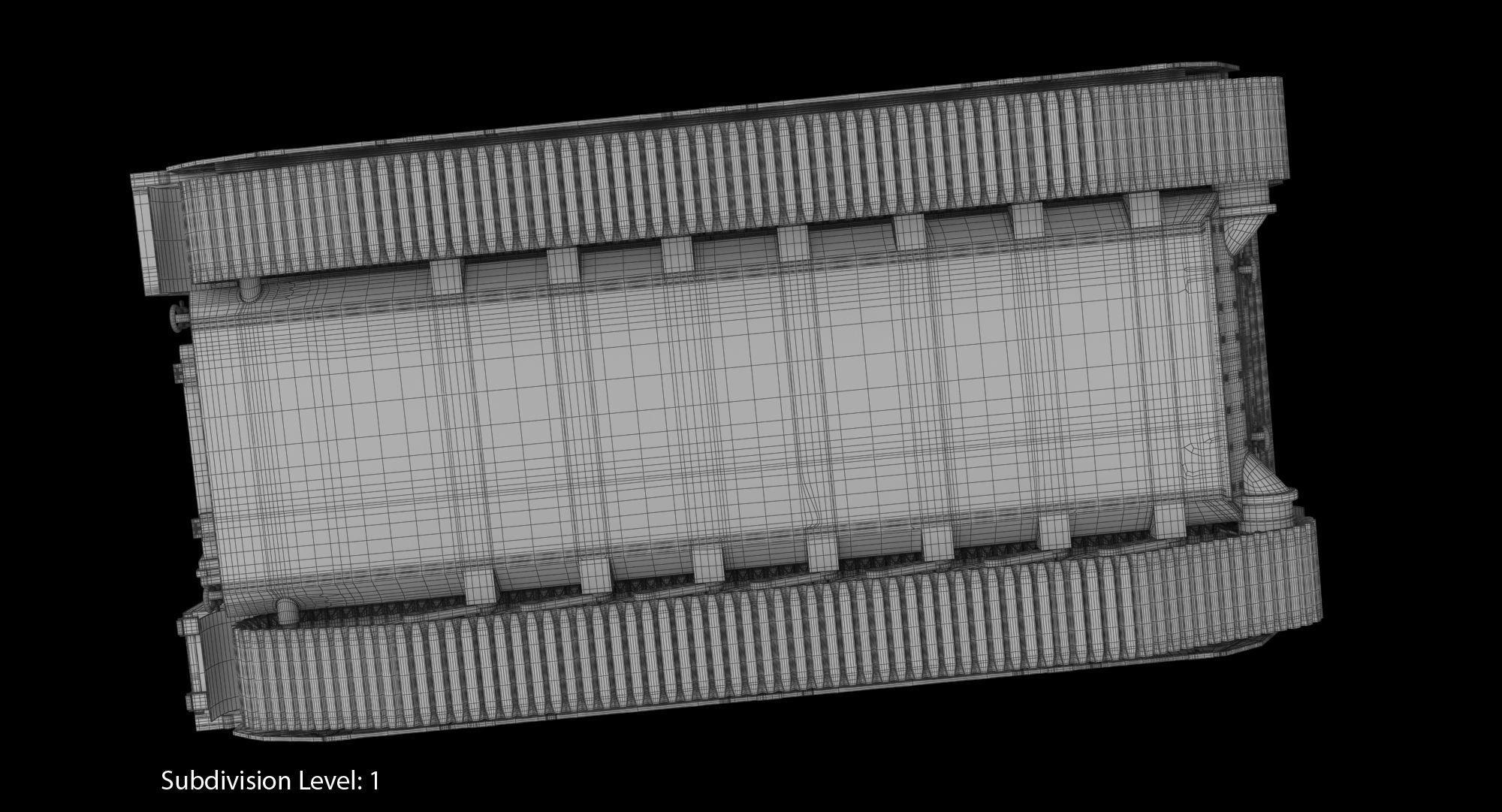 CV90 Armadillo Low-poly 3D model_32