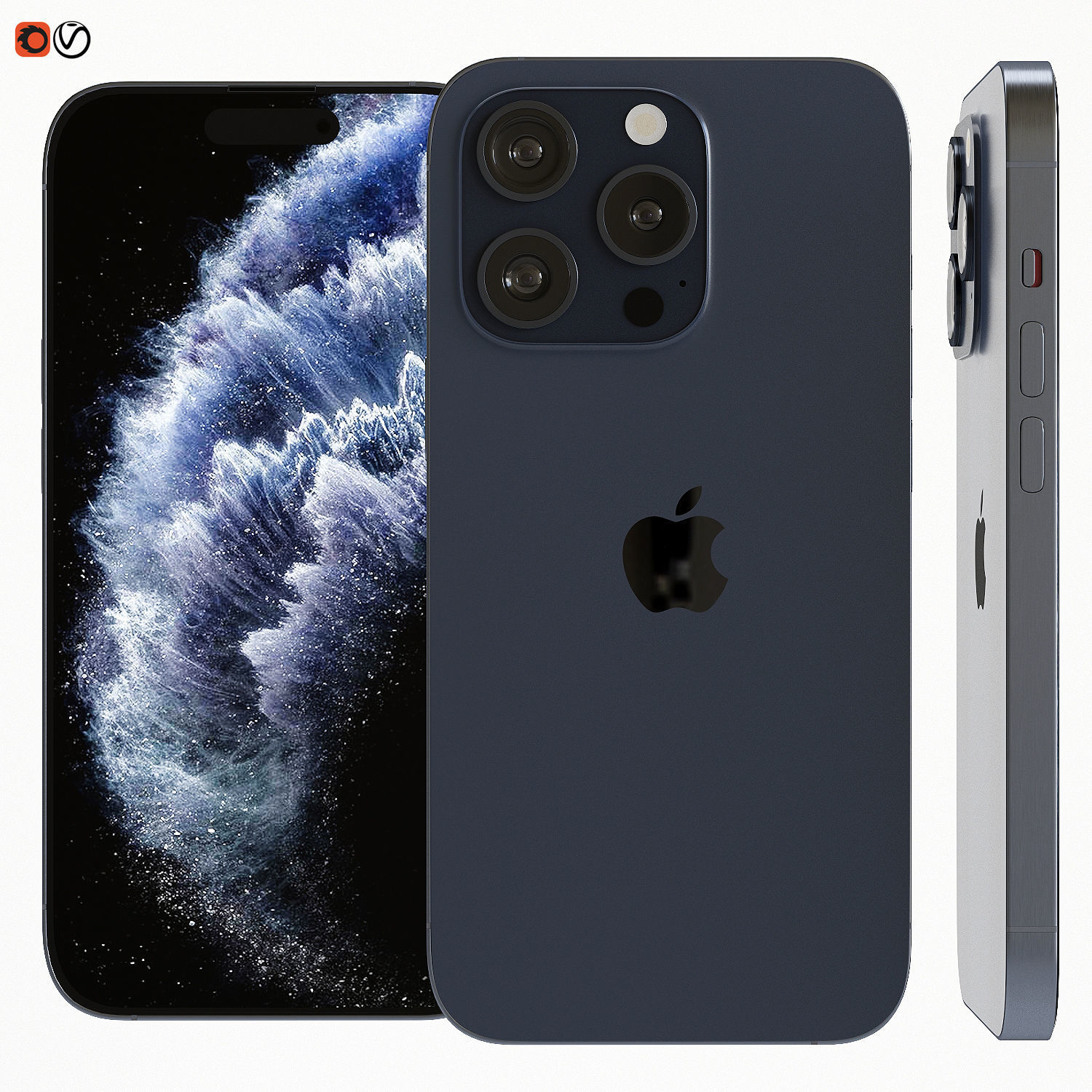 Iphone 15 pro max 3D model_4