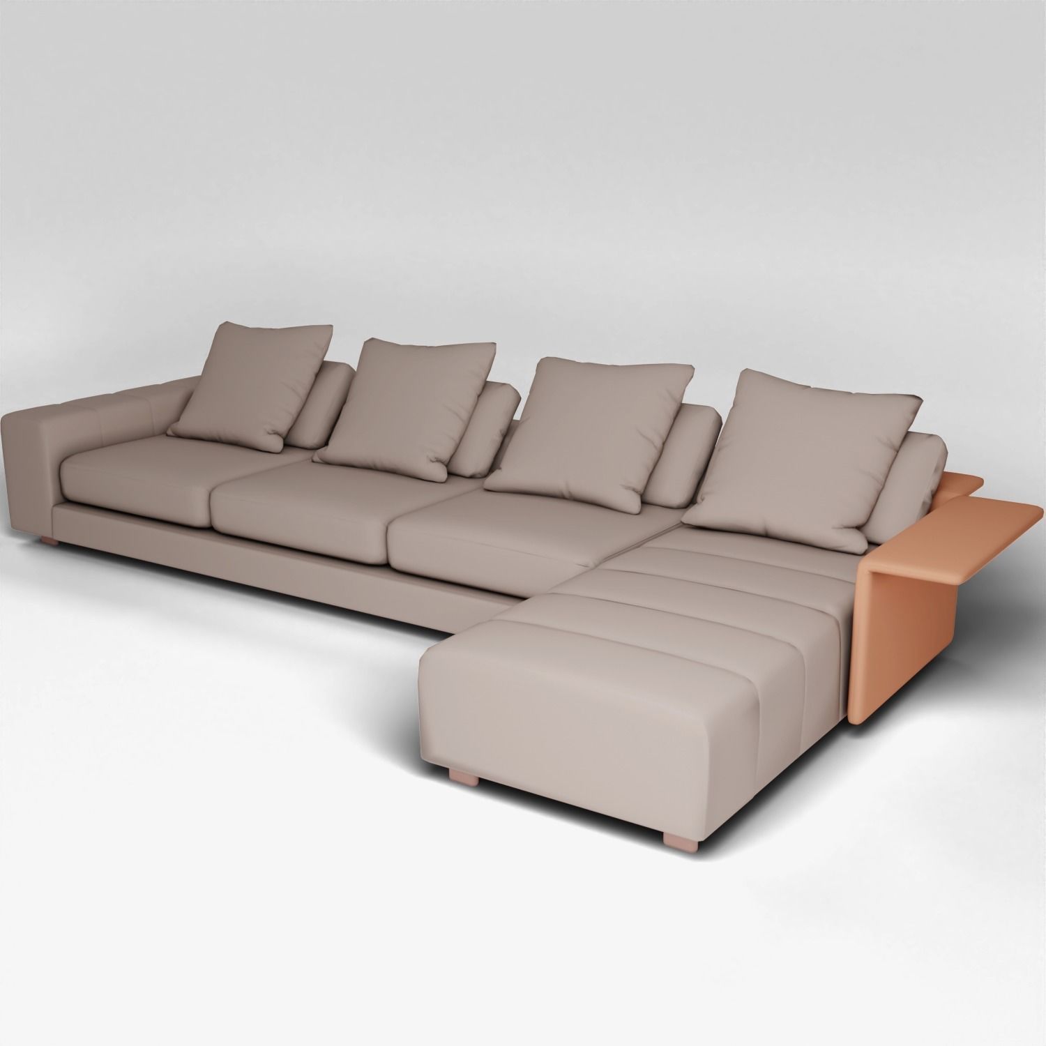 The Long Island Sofa 3D model_2