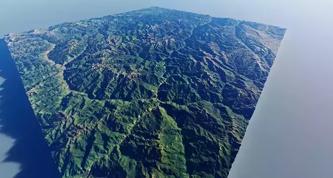 Alp Terrain 6 3D model