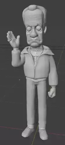Soprano Paulie 3d print figurine