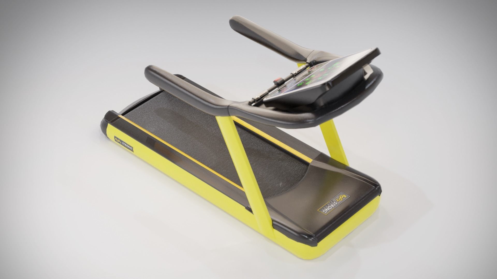 Treadmill 4K Texture Low-poly 3D model_4