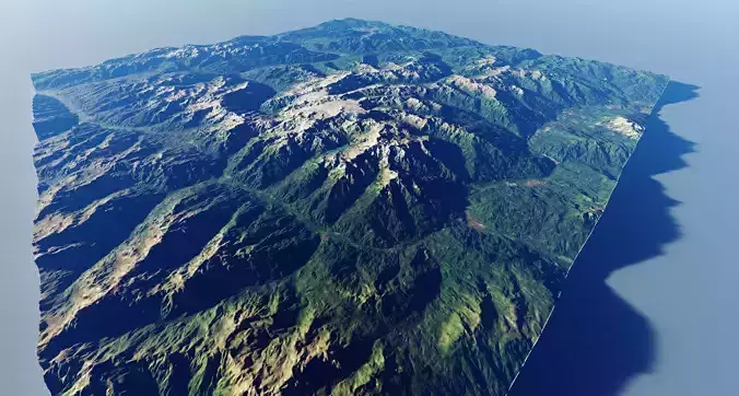 Alp Terrain 7 3D model