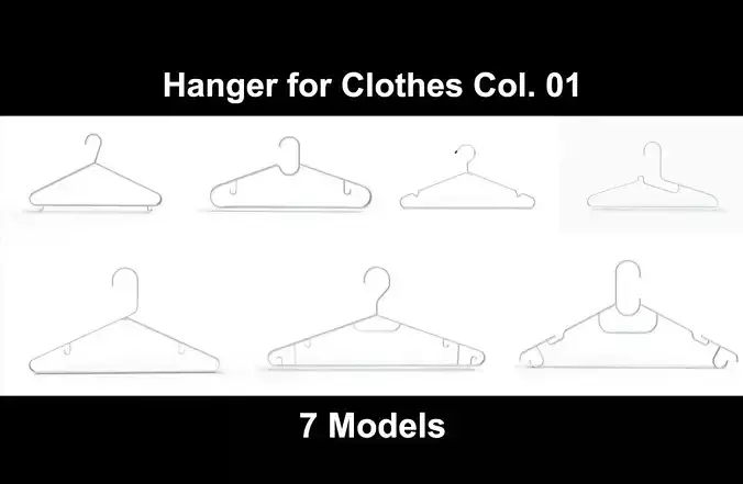 Hanger for Clothes Collection 01