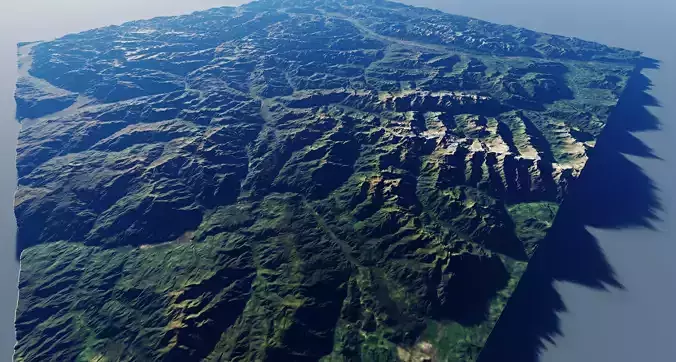 Alp Terrain 10 3D model