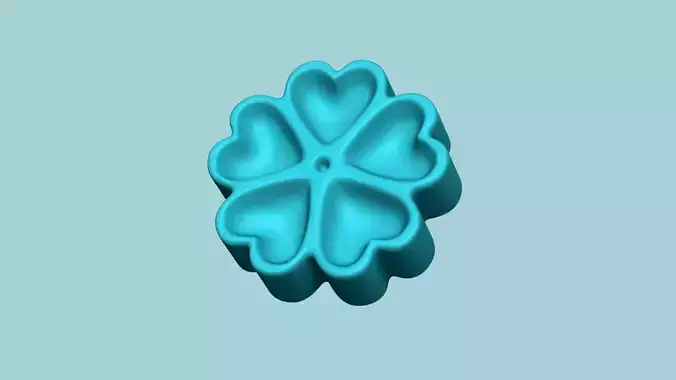 Manju Stamp 01 - Japanese Sweet Mold Traditional Decoration 3D print model