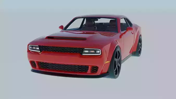 Realistic Sport car 02