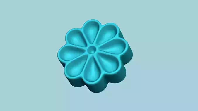 Manju Stamp 06 - Japanese Sweet Mold Traditional Decoration 3D print model