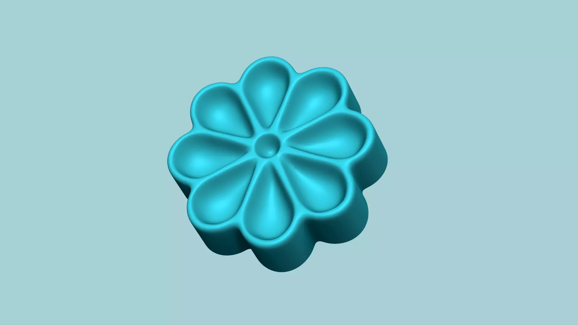 Manju Stamp 06 - Japanese Sweet Mold Traditional Decoration 3D print model_0