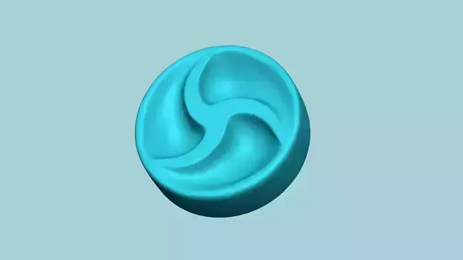 Manju Stamp 07 - Japanese Sweet Mold Traditional Decoration 3D print model