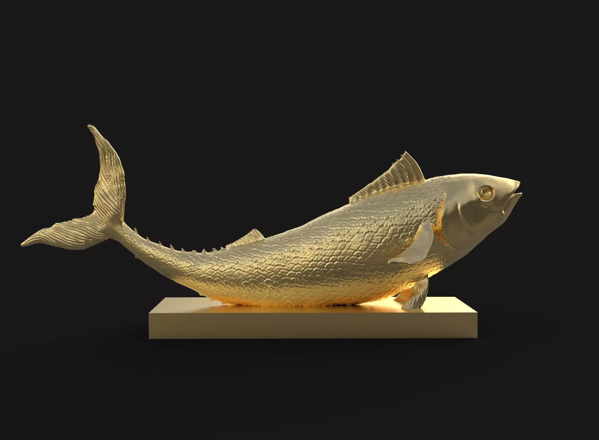 Fish 3d printable model 3D print model_0
