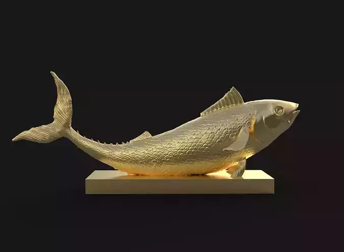 Fish 3d printable model 