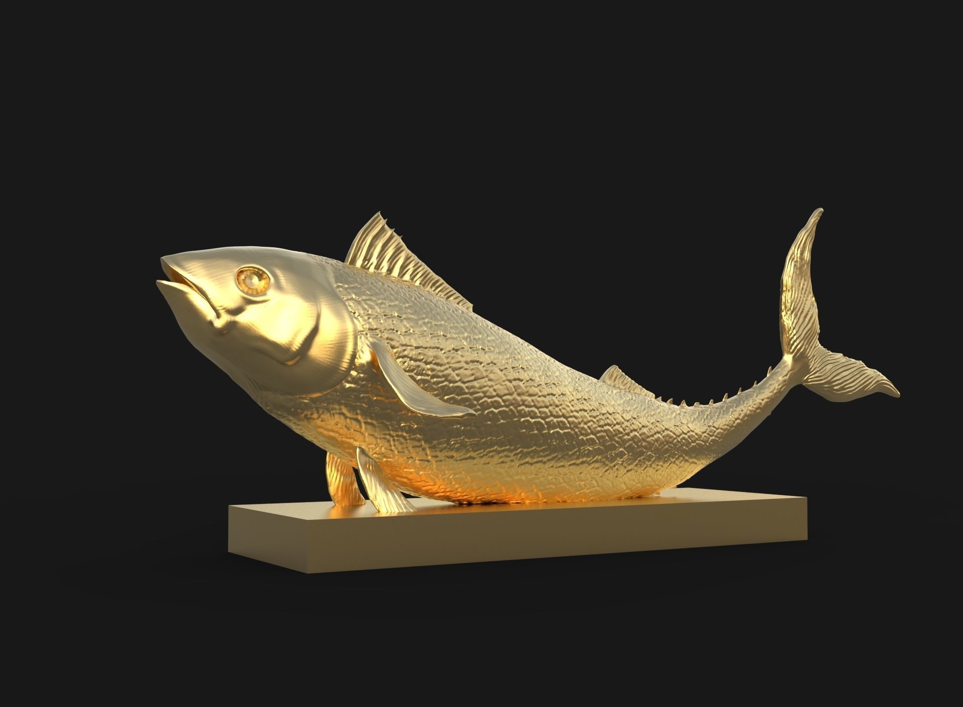 Fish 3d printable model 3D print model_2