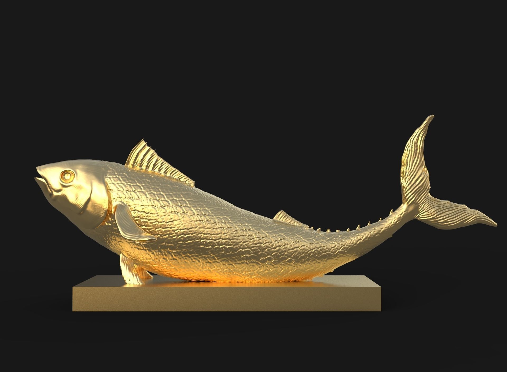 Fish 3d printable model 3D print model_3