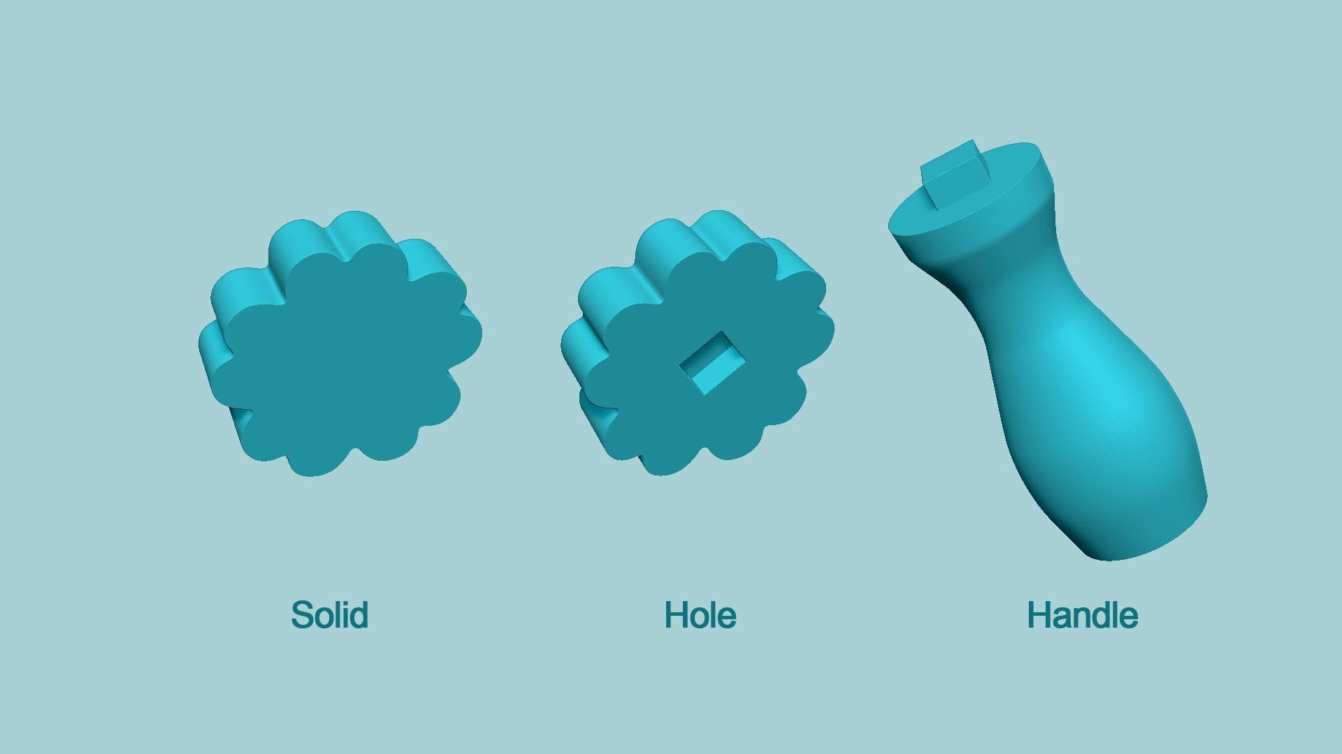 Manju Stamp 10 - Japanese Sweet Mold Traditional Decoration 3D print model_8