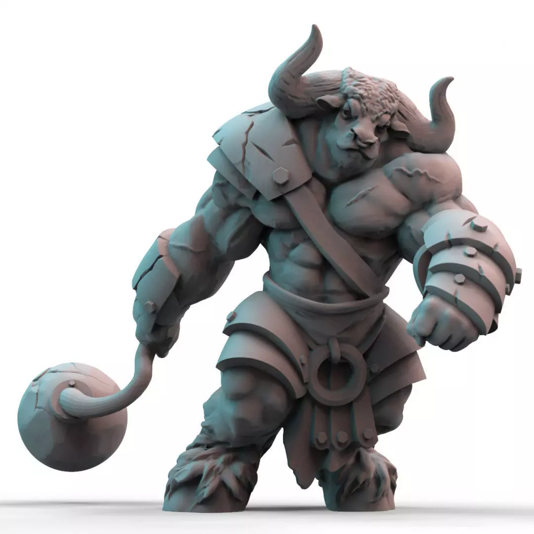 Minotaur Brute 1 3D print model_0