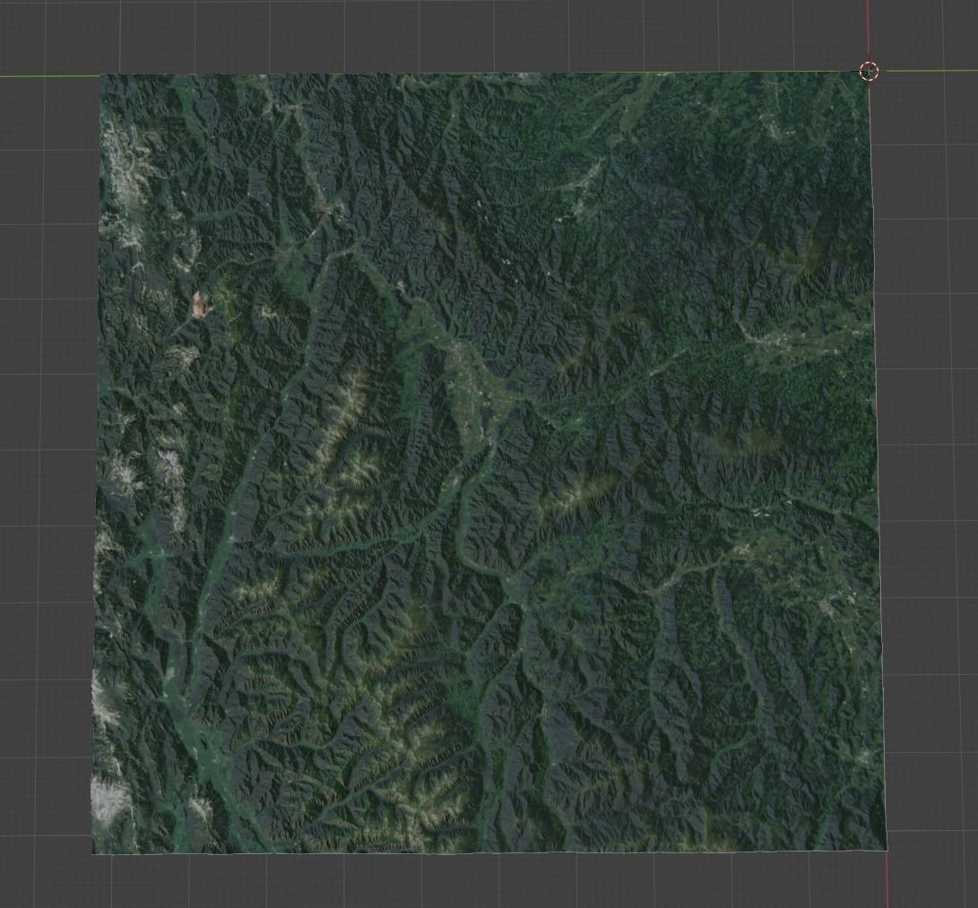 Alp Terrain 15 3D model_2