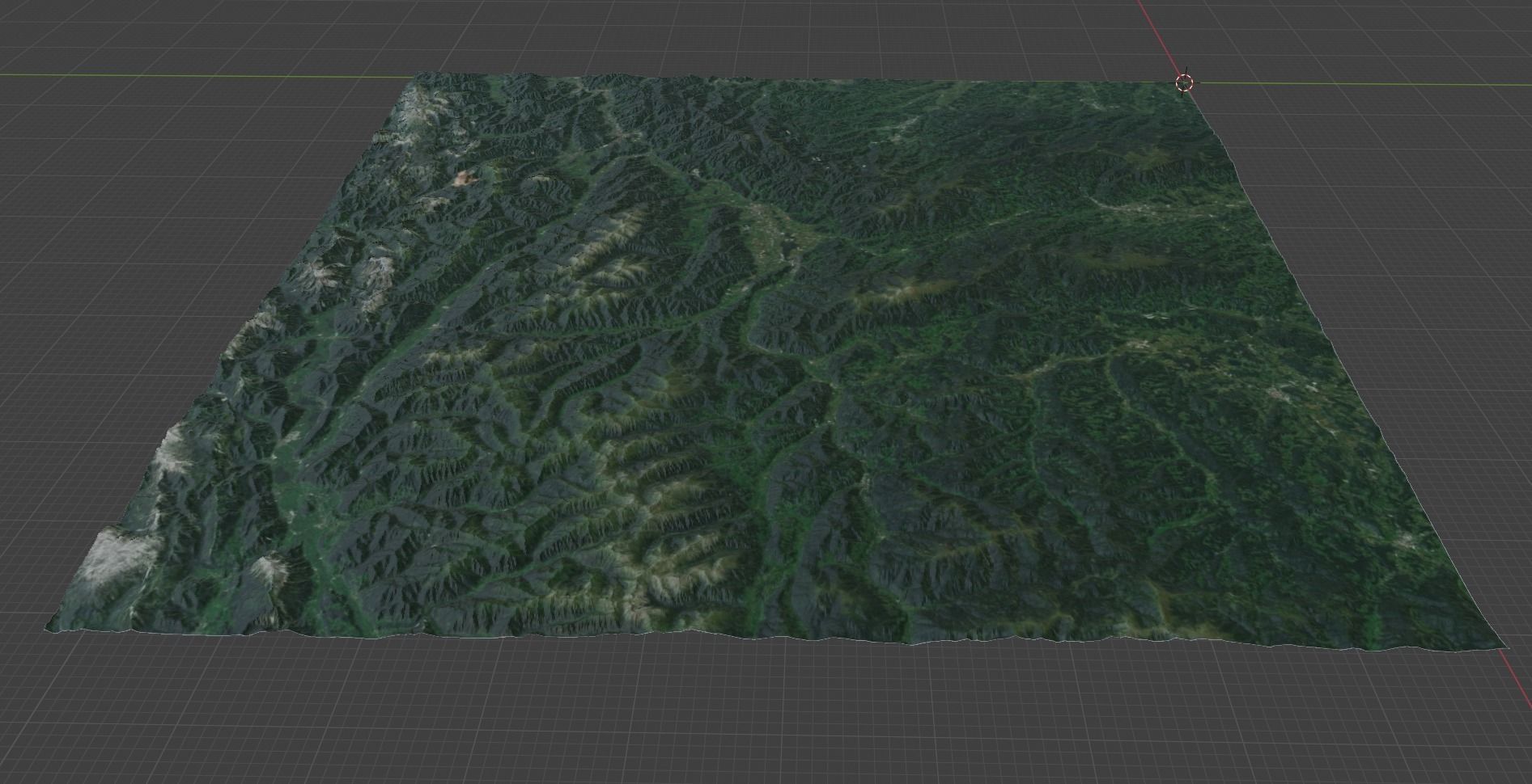 Alp Terrain 15 3D model_1