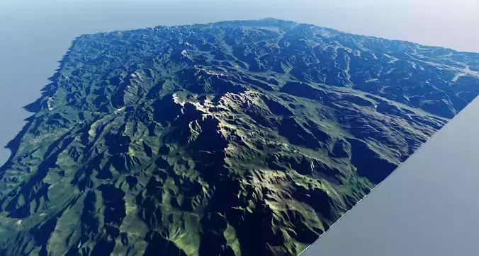 Alp Terrain 16 3D model