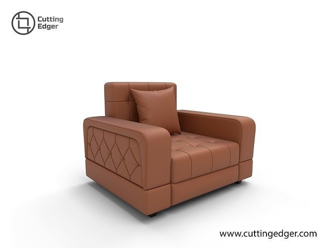 Modern Arm Chair 3D model