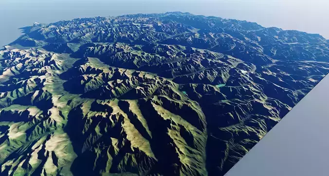 Alp Terrain 19 3D model