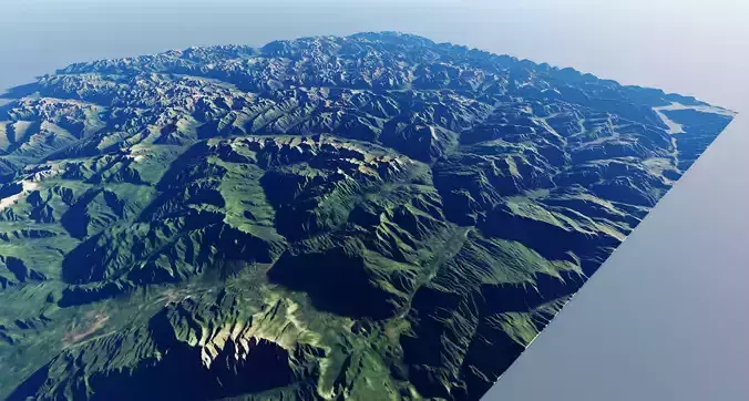Alp Terrain 20 3D model