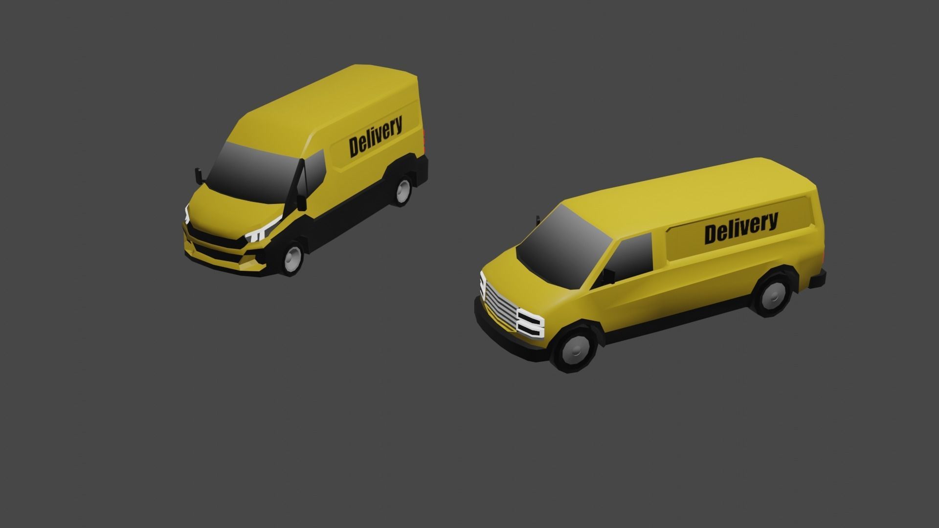 Low poly vehicle pack  Low-poly 3D model_4