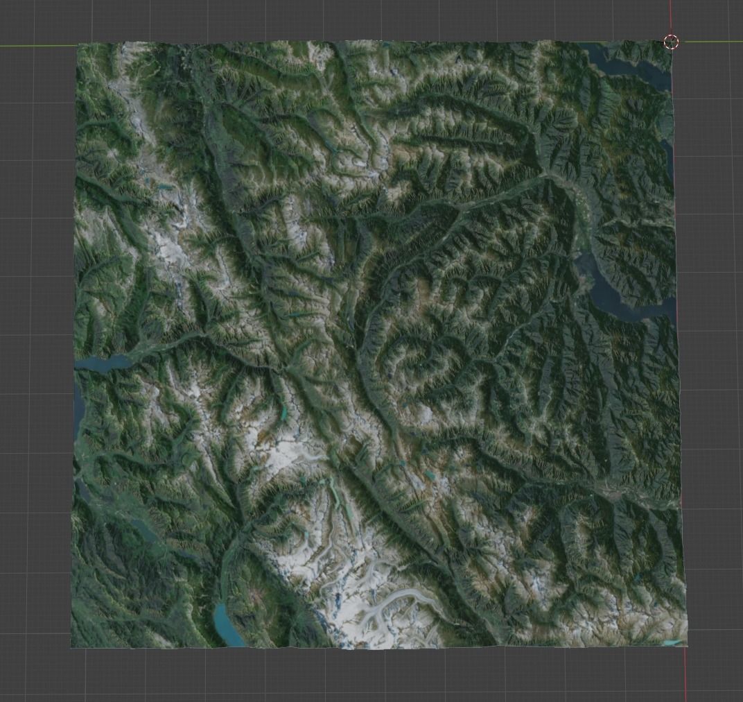 Alp Terrain 22 3D model_3
